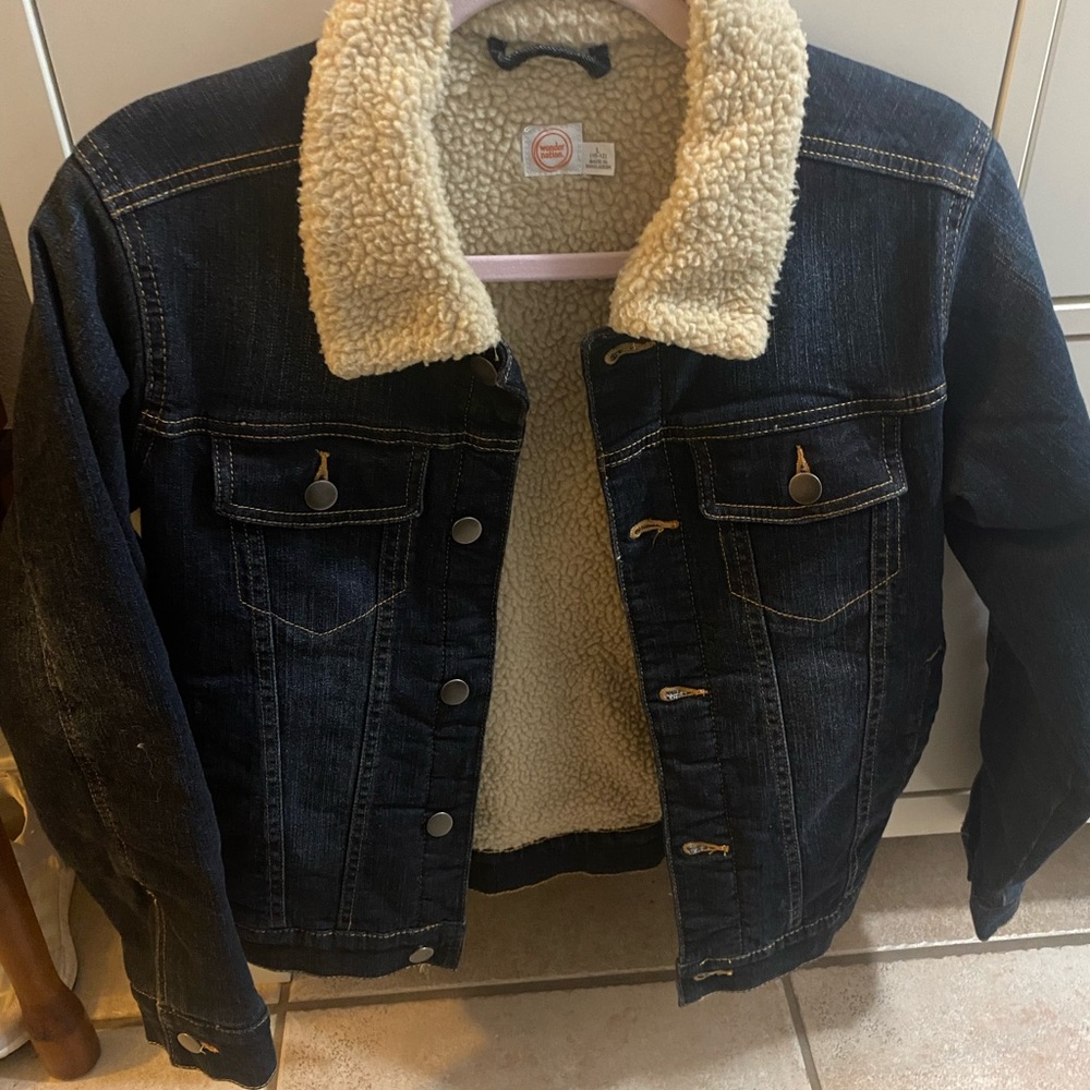 Wonder Nation Beige Sherpa Outerwear